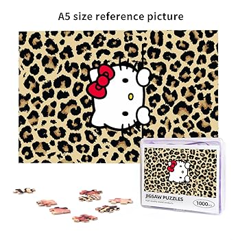 Amazon.co.jp: ハローキティ ヒョウ柄 ジグソーパズル 木製 1000